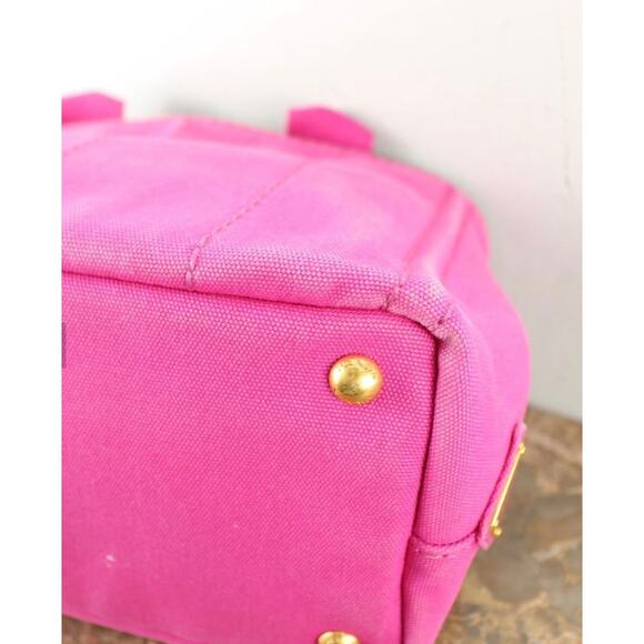 EUC- PRADA CANAPA BAG WITH STRAP - Picture 6 of 8